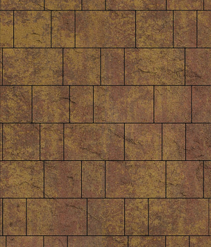 Тротуарная плитка Старый город Листопад гладкий - osen_standart