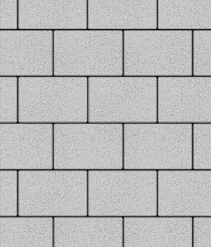 Тротуарная плитка Прямоугольник Стандарт  300х200 - belyj_standart